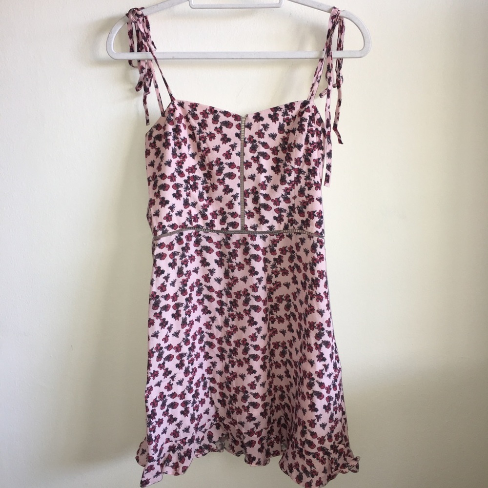 Fletch pink floral dress